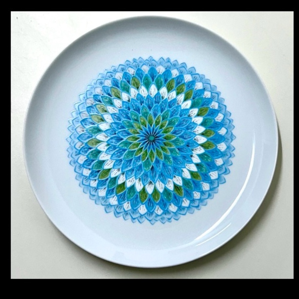 Vintage Mid Century Modern Noritake Younger Image BAHAMA 10.5” Dinner Plate